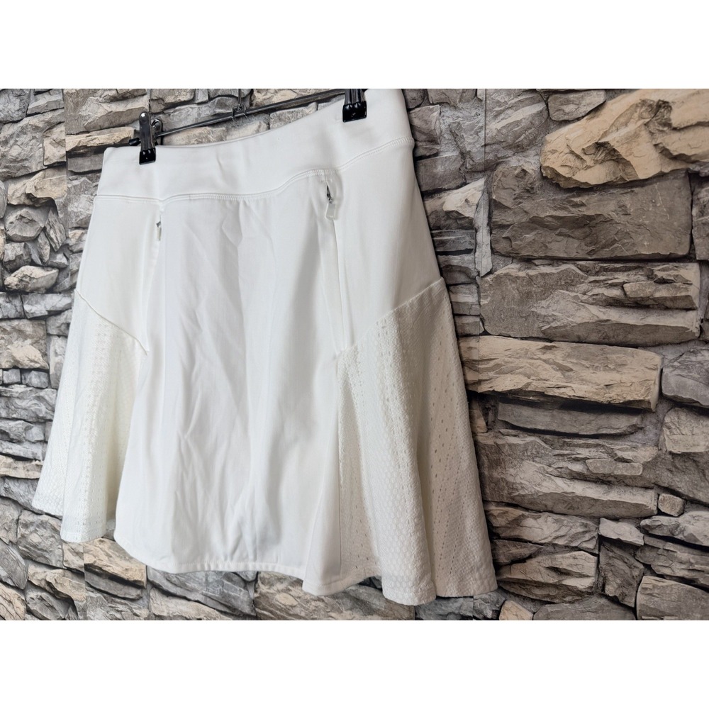 RLX Ralph Lauren Women's White Athletic Skort Zip Pockets Sz S - Picture 2 of 9